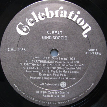 Gino Soccio : S-Beat (LP, Album)