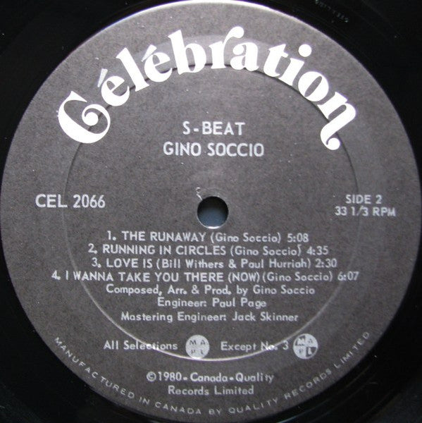 Gino Soccio : S-Beat (LP, Album)