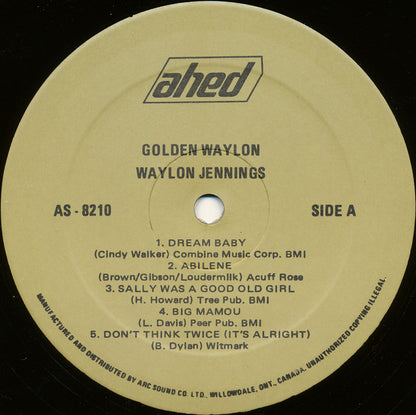 Waylon Jennings : Golden Waylon (LP, RE)