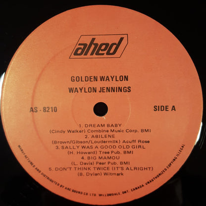 Waylon Jennings : Golden Waylon (LP, RE)