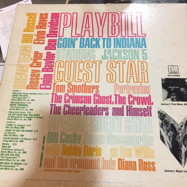 The Jackson 5 : Goin' Back To Indiana (Original TV Soundtrack) (LP, Album)