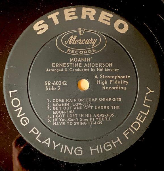 Ernestine Anderson : Moanin' (LP, Album)