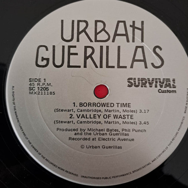 Urban Guerillas : The Borrowed Time E.P. (12", EP)