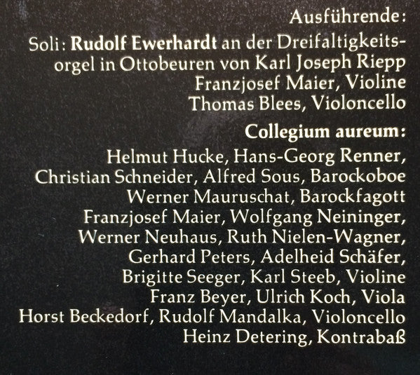 G.F. Haendel* - Collegium Aureum, Rudolf Ewerhart : Konzerte Für Orgel & Orchester (Folge 2) (2xLP)