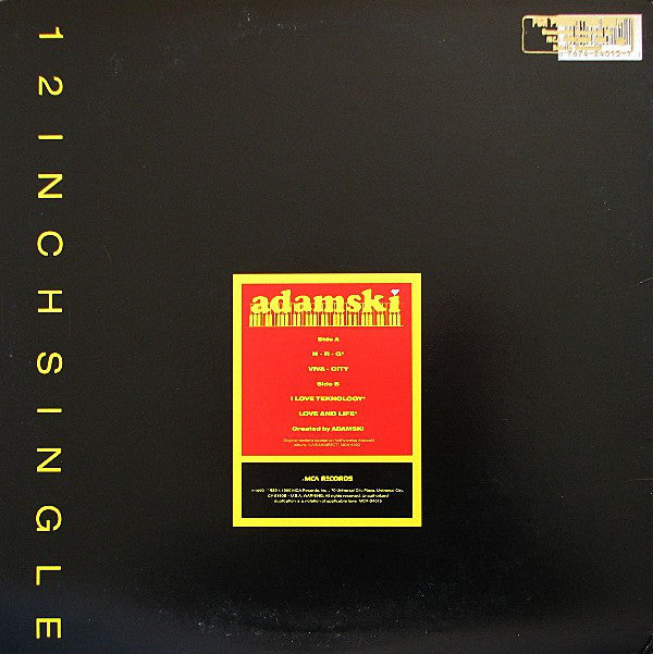 Adamski : N-R-G (12", Single)