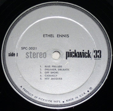Ethel Ennis : Ethel Ennis (LP, Album)