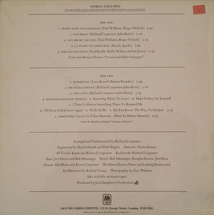 Carpenters : Carpenters (LP, Album)