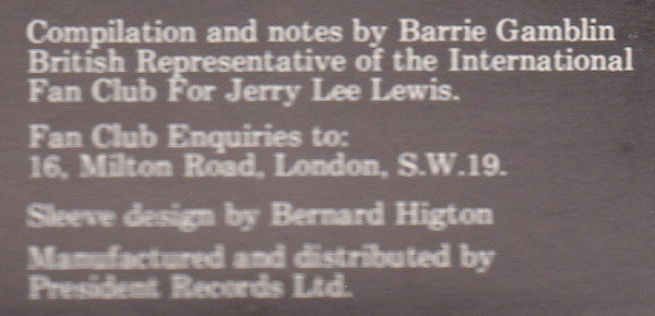 Jerry Lee Lewis : Nuggets : 16 Rare Tracks By Jerry Lee Lewis (LP, Comp, Mono)