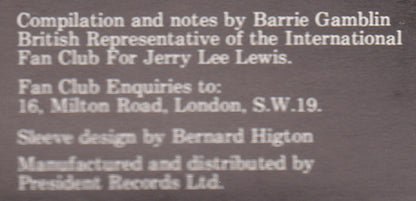 Jerry Lee Lewis : Nuggets : 16 Rare Tracks By Jerry Lee Lewis (LP, Comp, Mono)