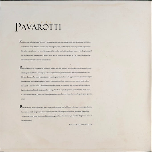Luciano Pavarotti : The Pavarotti Collection (2xLP, Album, Comp, Ltd, Num)