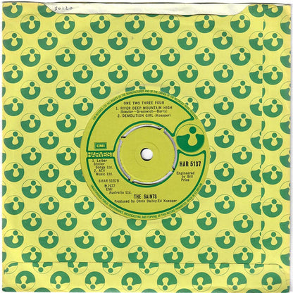 The Saints (2) : One Two Three Four (7", EP, Com)