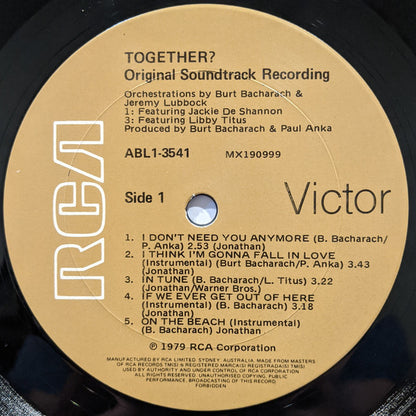 Burt Bacharach : Together? (Original Soundtrack Recording) (LP, Album)