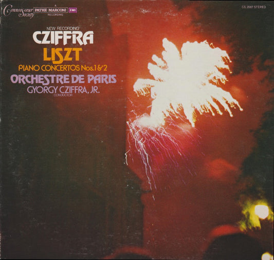 Franz Liszt, Gyorgy Cziffra : Cziffra - Liszt Piano Concertos Nos. 1 & 2 (LP, Album)