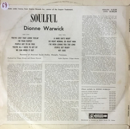 Dionne Warwick : Soulful (LP, Album)