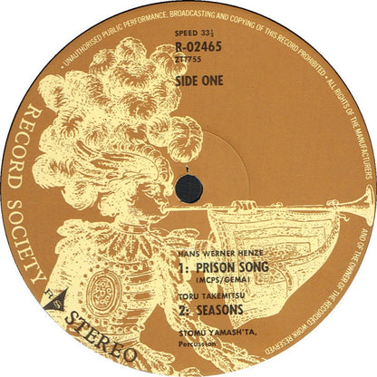 Stomu Yamash'ta : Percussion (LP, Album, Club)