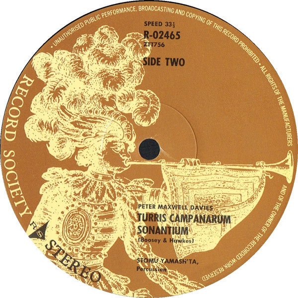 Stomu Yamash'ta : Percussion (LP, Album, Club)