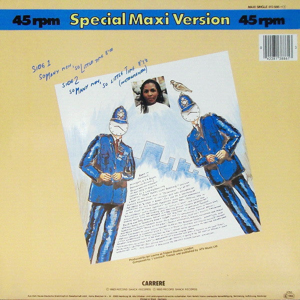 Miquel Brown : So Many Men - So Little Time (12", Maxi)