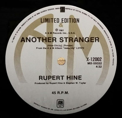 Rupert Hine : Immunity (10", EP, Ltd)