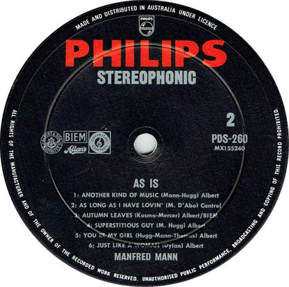 Manfred Mann : As Is (LP, Album)