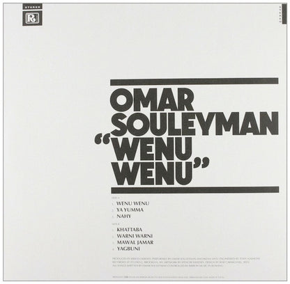 Omar Souleyman : Wenu Wenu (LP, Album)