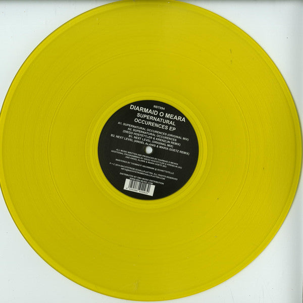Diarmaid O'Meara : Supernatural Occurrences EP (12", EP, Yel)