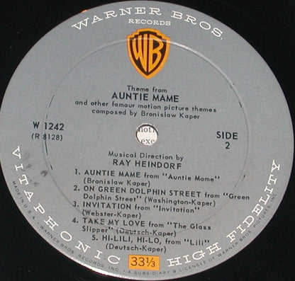 Bronislaw Kaper : Auntie Mame (LP, Mono)