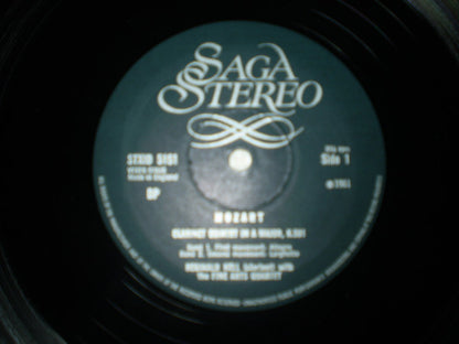 Wolfgang Amadeus Mozart, Reginald Kell And The Fine Arts Quartet : Quintet For Clarinet And Strings In A Major, K. 581 (LP)