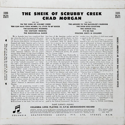 Chad Morgan : The Sheik Of Scrubby Creek (10", Comp)