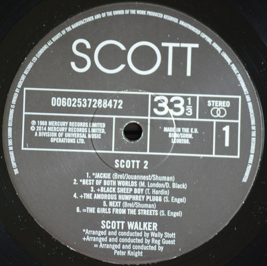 Scott Walker : Scott 2 (LP, Album, RE, RM, 180)