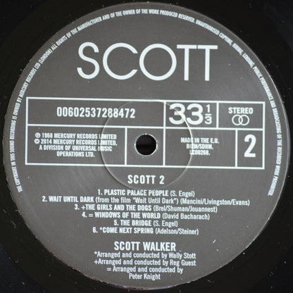 Scott Walker : Scott 2 (LP, Album, RE, RM, 180)