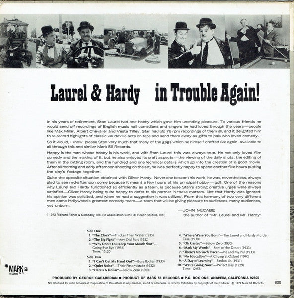 Laurel & Hardy : In Trouble Again (LP, Comp)