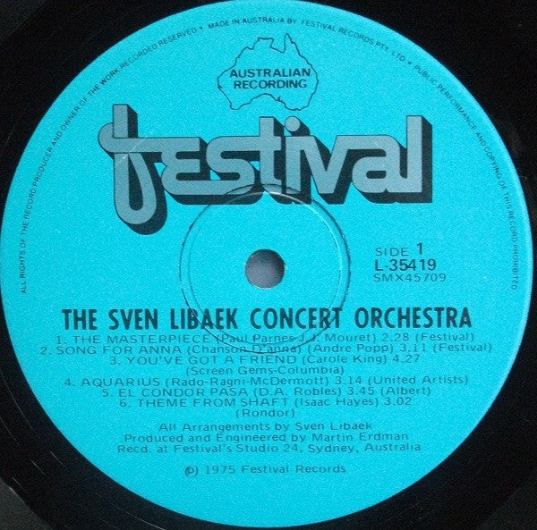 Sven Libaek And His Orchestra : Sven Libaek Conducts His 38 Piece Orchestra (LP)