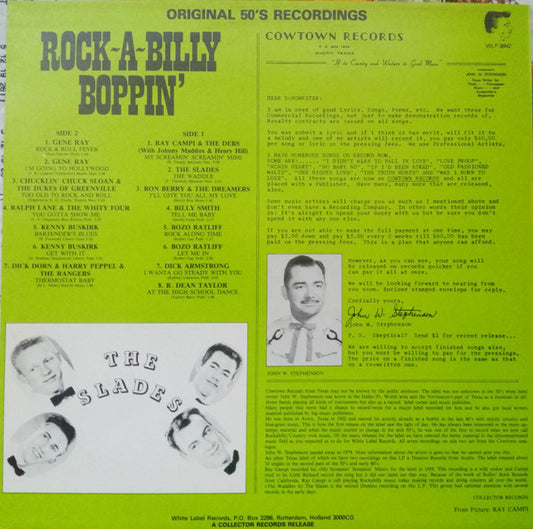 Various : Rock-A-Billy Boppin' (LP, Comp)