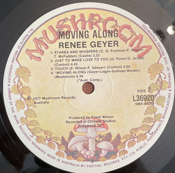 Renee Geyer : Moving Along (LP, RE)