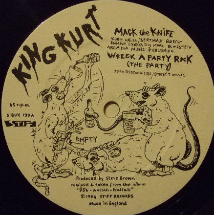King Kurt : Mack The Knife (12")
