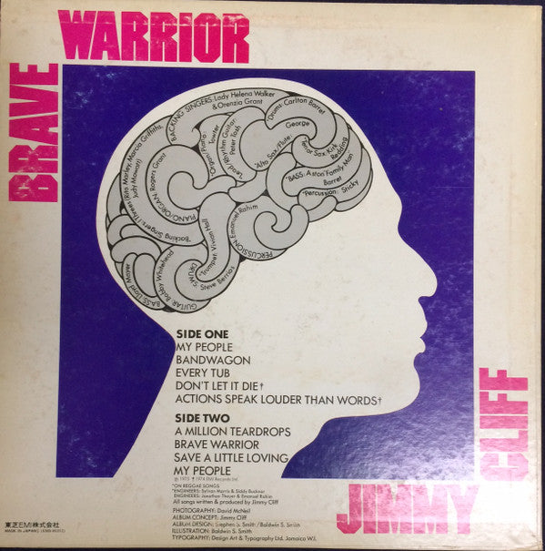 Jimmy Cliff : Brave Warrior (LP, Album)
