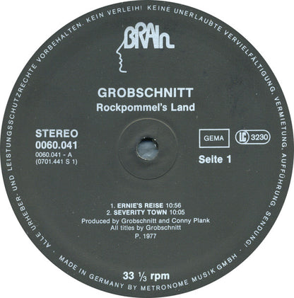 Grobschnitt : Rockpommel's Land (LP, Album, Gat)