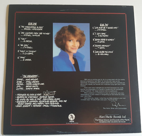 Jacqui Fitzgerald : The Masquerade Is Over (LP, Album)