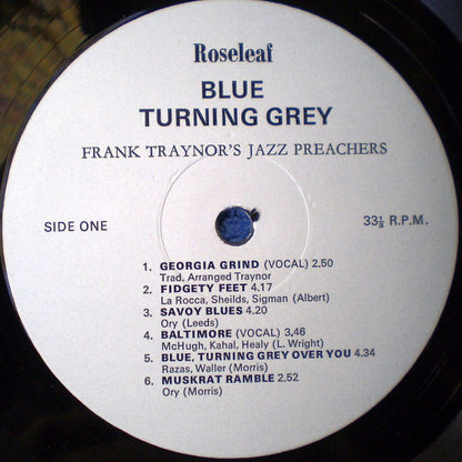 Frank Traynor's Jazz Preachers : Blue Turning Grey (LP, Album)