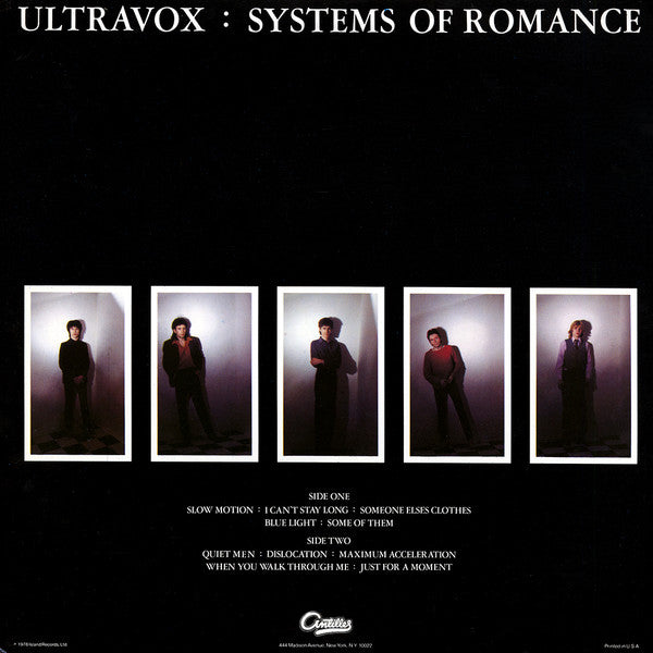 Ultravox : Systems Of Romance (LP, Album)
