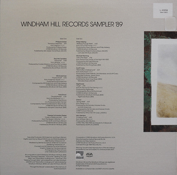 Various : Windham Hill Records Sampler '89 (LP, Comp, Smplr)