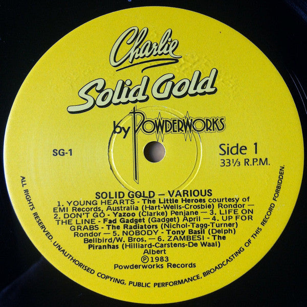 Various : Charlie Solid Gold (LP, Comp, Promo, Gat)