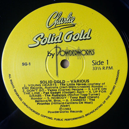 Various : Charlie Solid Gold (LP, Comp, Promo, Gat)