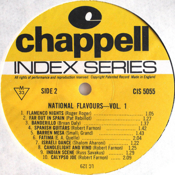 Various : National Flavours Vol.1 (LP, Album, Mono)