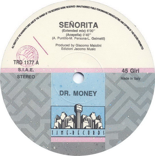 Dr. Money : Senorita (12")