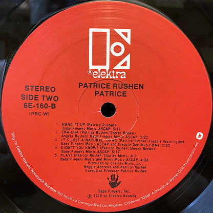 Patrice Rushen : Patrice (LP, Album, Red)