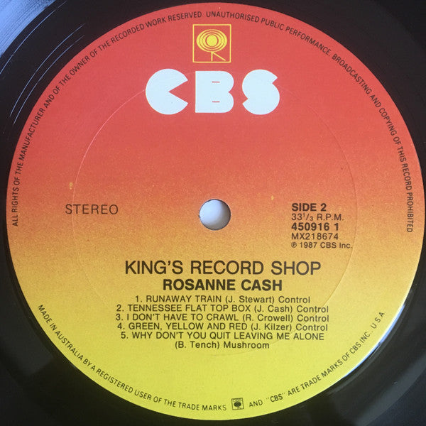 Rosanne Cash : King's Record Shop (LP, Album)