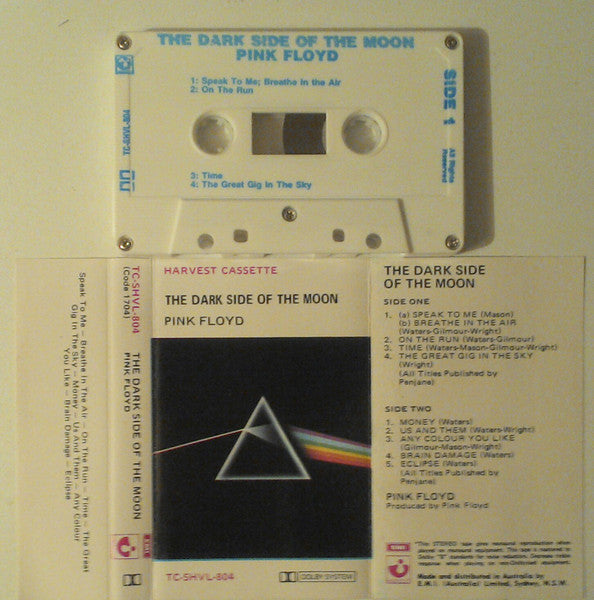 Pink Floyd : The Dark Side Of The Moon (Cass, Album, RE, Dol)