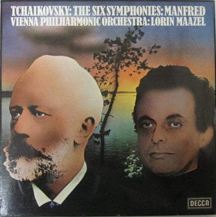 Tchaikovsky* :  Vienna Philharmonic Orchestra* :  Lorin Maazel : Tchaikovsky: The Six Symphonies: Manfred (6xLP, Comp, RE + Box)