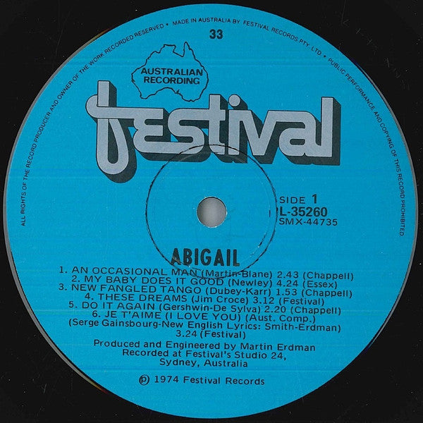 Abigail (13) : Abigail (LP, Album)